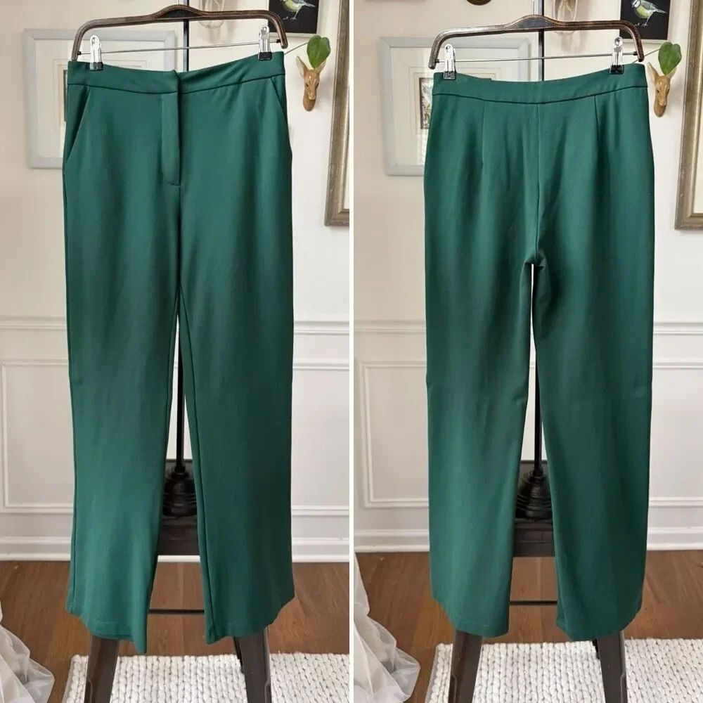 OGL Move Green Straight Leg Trousers Pants $65 M